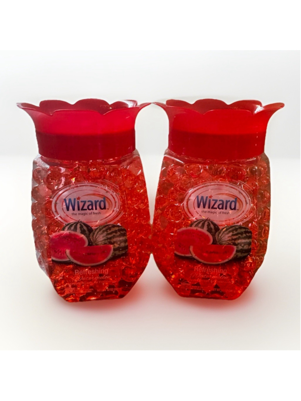 Watermelon Crystal Beads Scent Air Fresheners 12oz X TWO New & Sealed